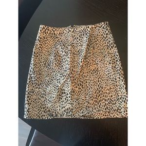 Brandy Melville mini cheetah skirt